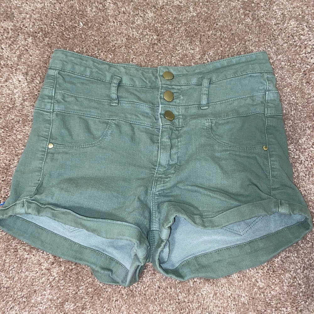 Green shorts